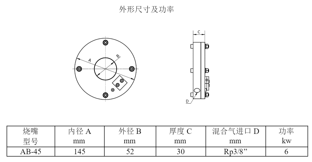 AB环形燃烧器/烧嘴